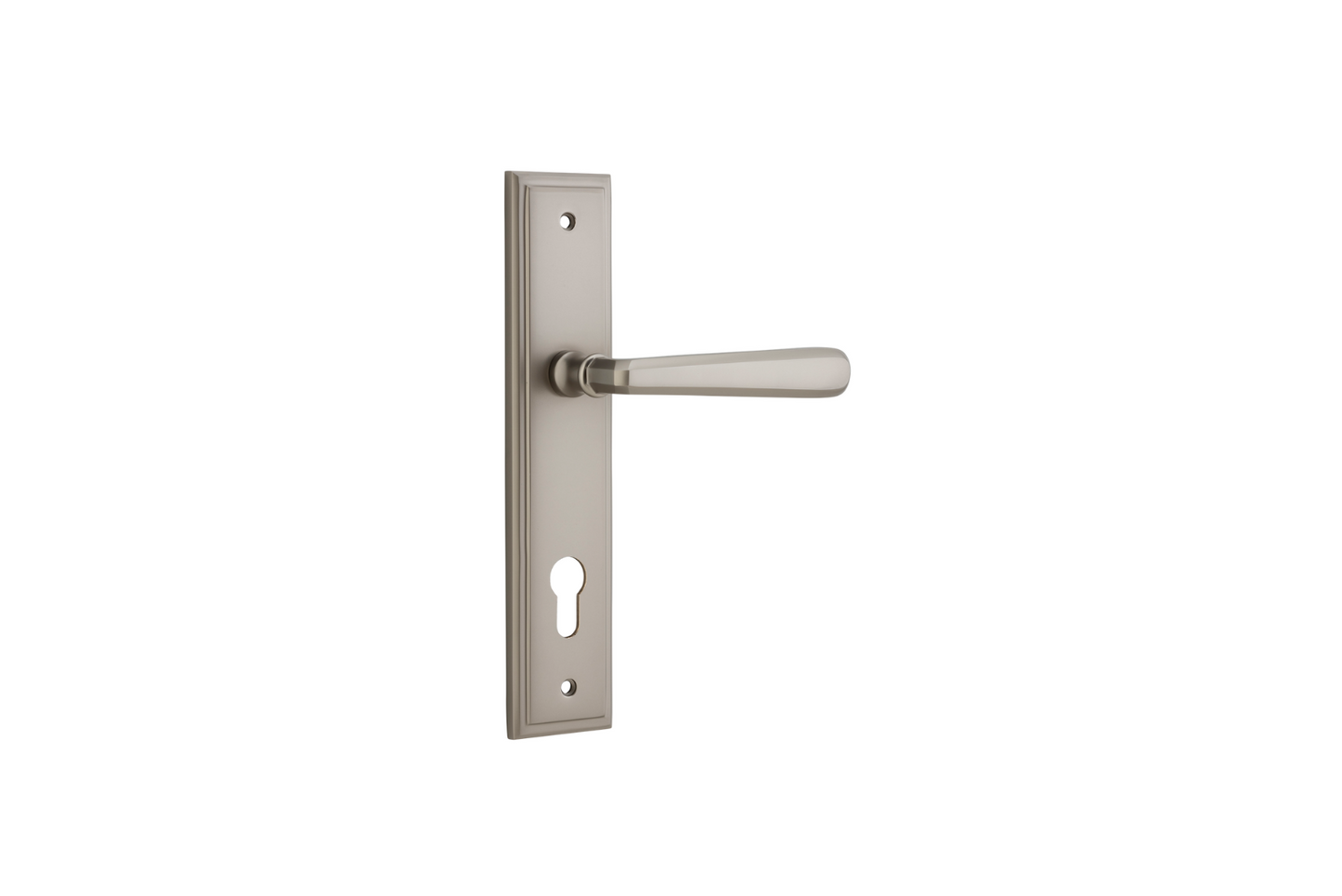 Copenhagen Lever Stepped Satin Nickel