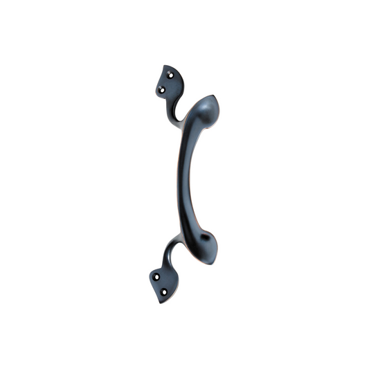 Nouveau Offset Pull Handle Antique Copper