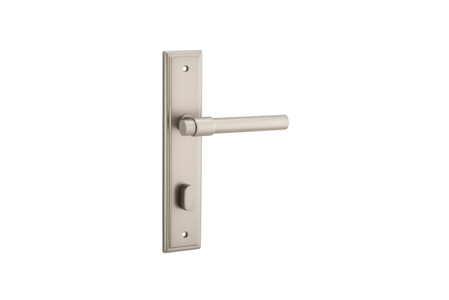 Helsinki Lever Stepped Satin Nickel
