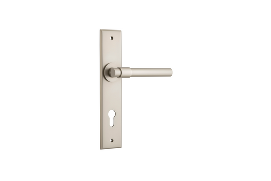 Helsinki Lever Chamfered Satin Nickel