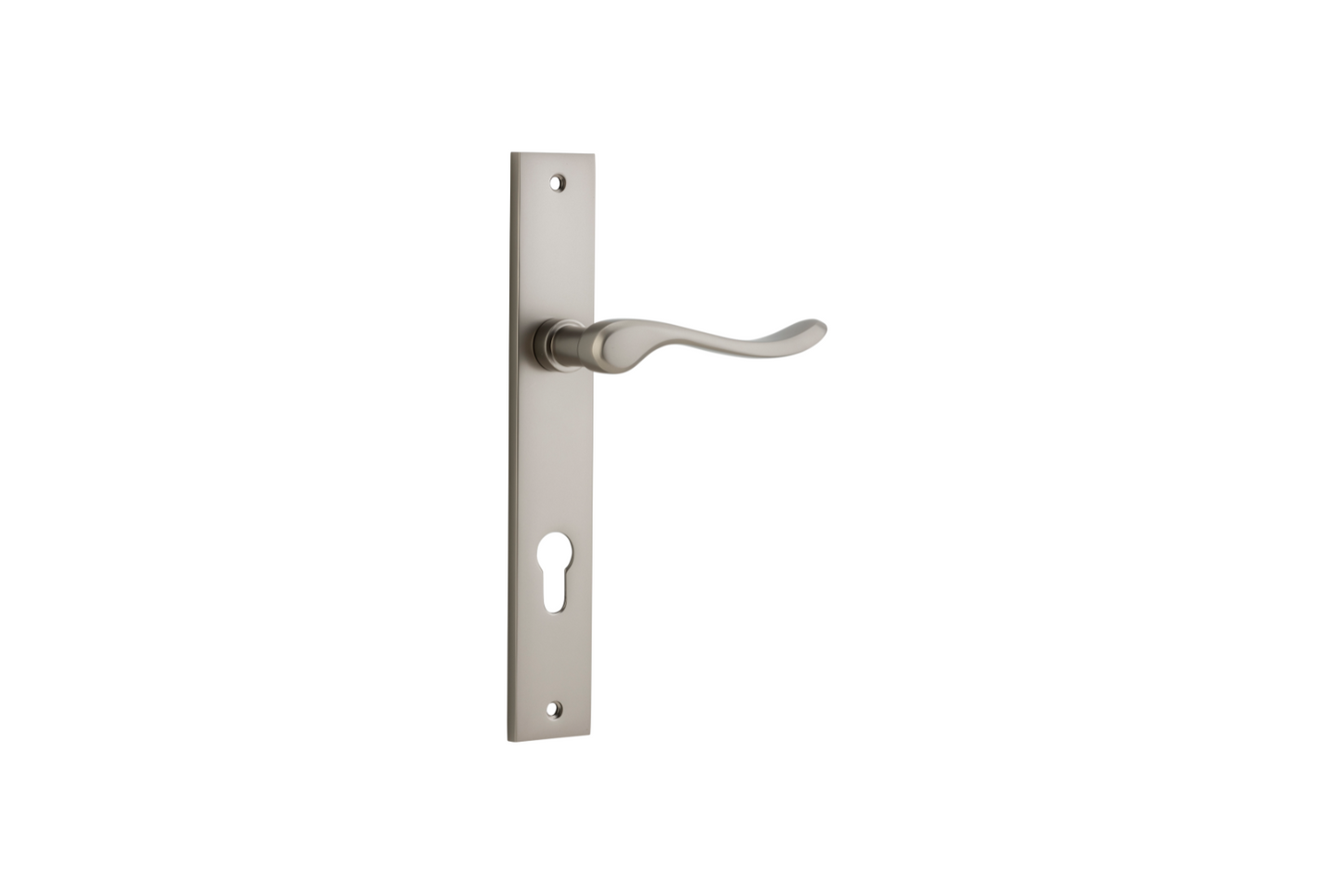 Stirling Lever Rectangular Satin Nickel