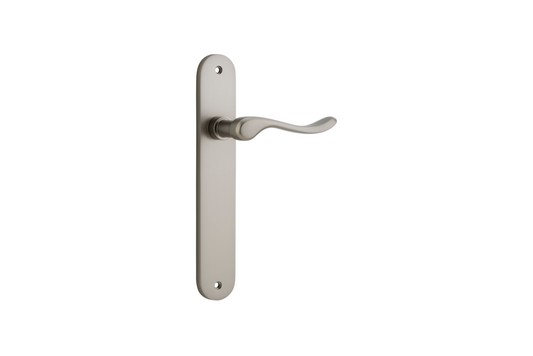 Stirling Lever Oval Satin Nickel