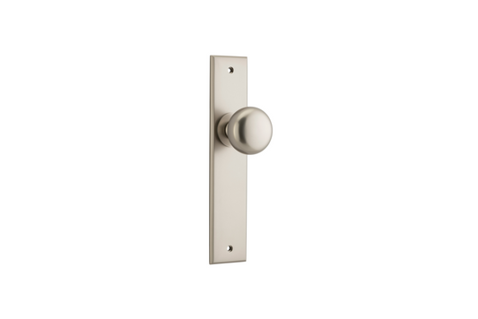 Cambridge Knob Chamfered Satin Nickel