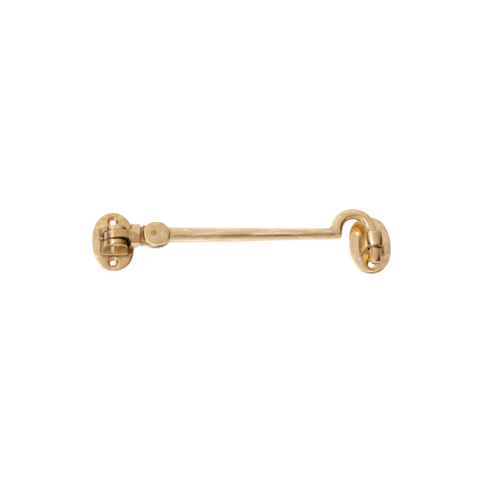Cabin Hook Polished Brass 150mm
