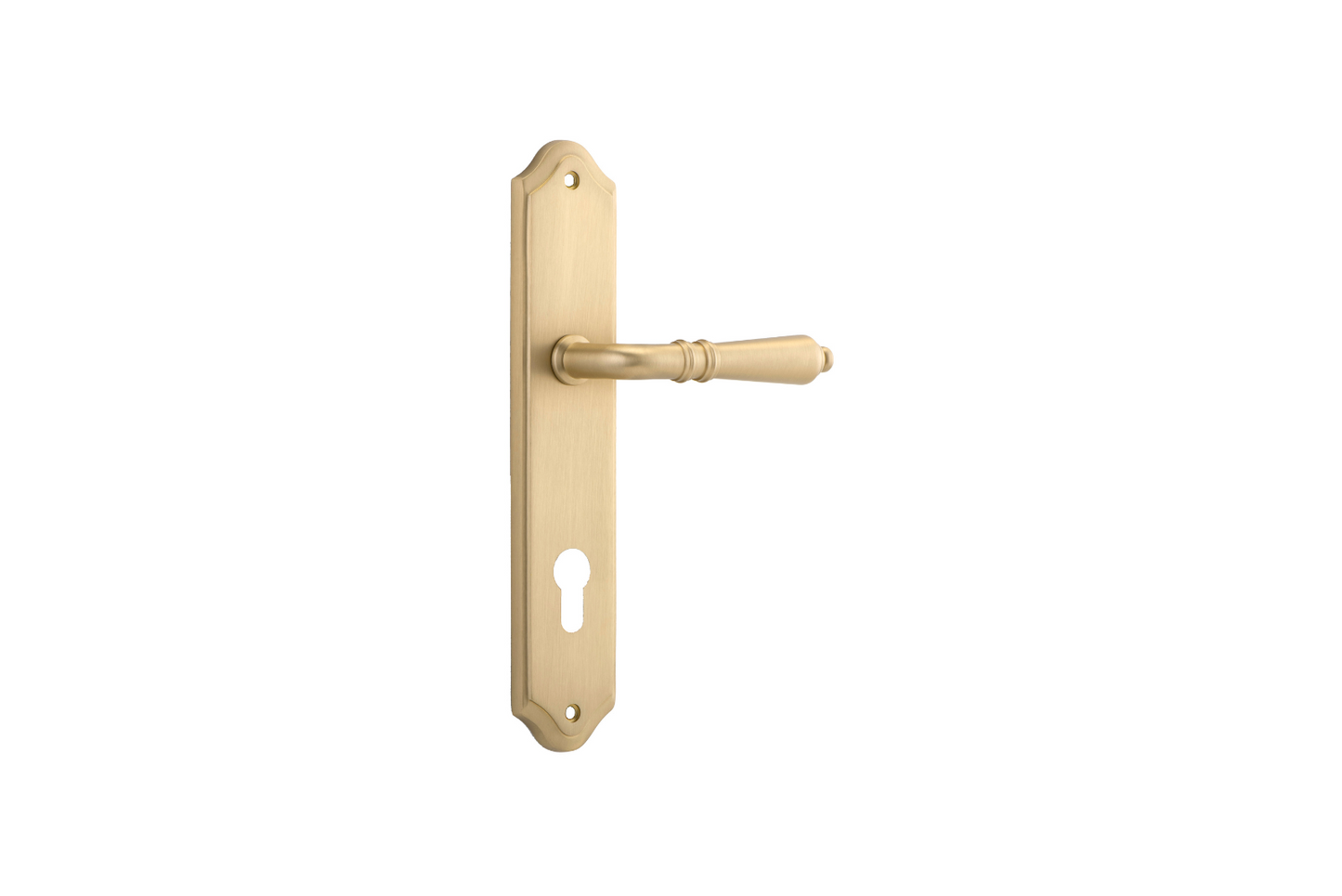 Sarlat Lever Shouldered Brushed Brass