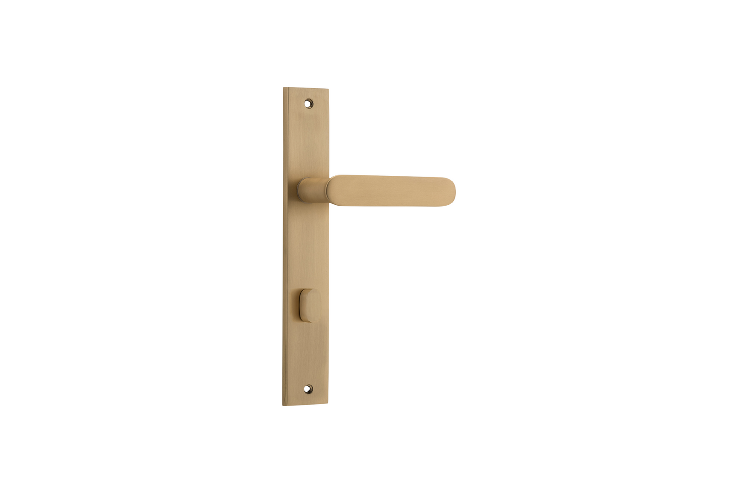 Bronte Lever Rectangular Brushed Brass