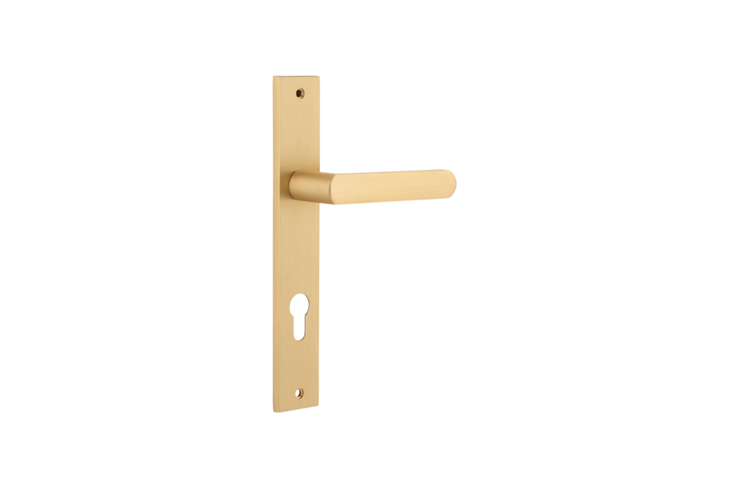 Osaka Lever Rectangular Brushed Brass