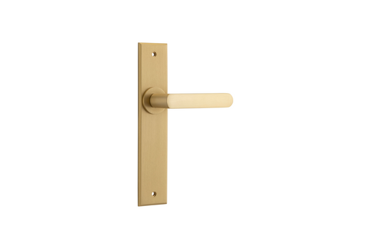 Osaka Lever Chamfered Brushed Brass