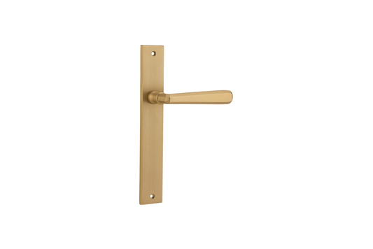 Copenhagen Lever Rectangular Brushed Brass
