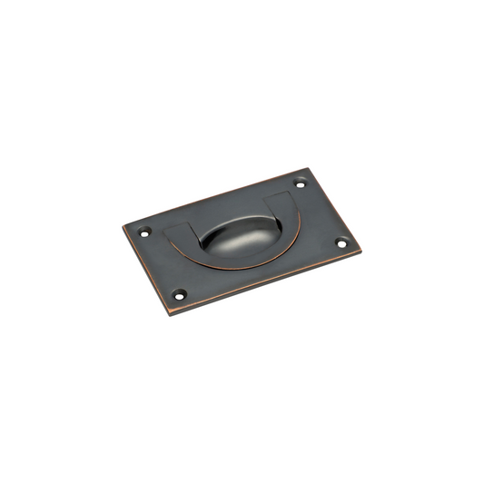 Flush Pull Antique Copper