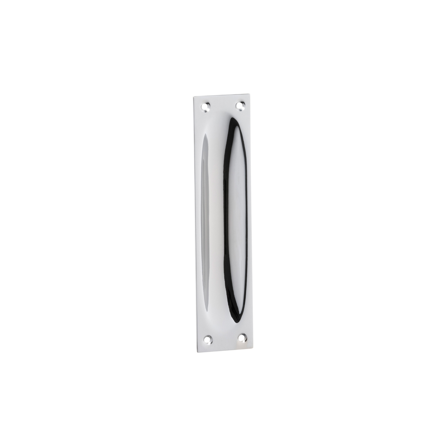 Classic Flush Pull Large Polished Chrome