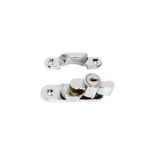 Sash Fastener - Locking  Polished Chrome