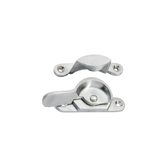 Sash Fastener - Narrow Satin Chrome
