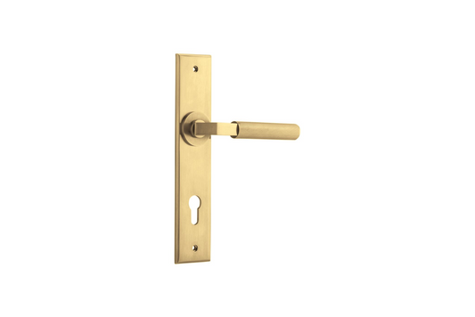 Brunswick Lever Chamfered Brushed Gold PVD