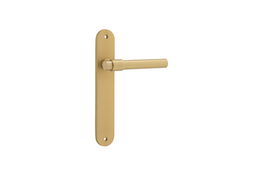 Helsinki Lever Oval Brushed Gold PVD
