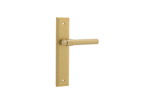 Helsinki Lever Stepped Brushed Gold PVD