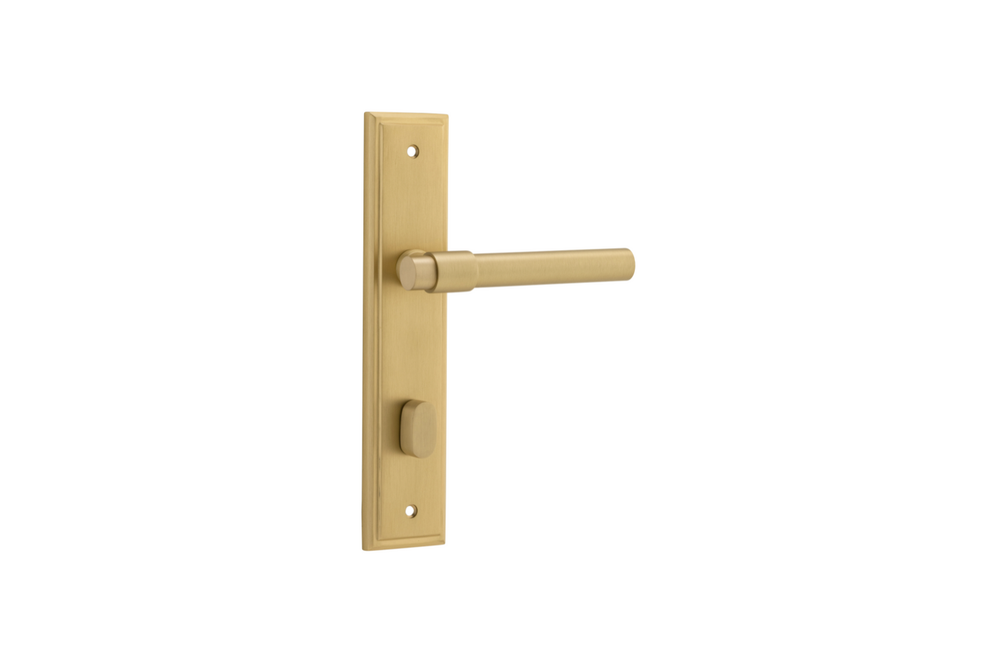 Helsinki Lever Stepped Brushed Gold PVD