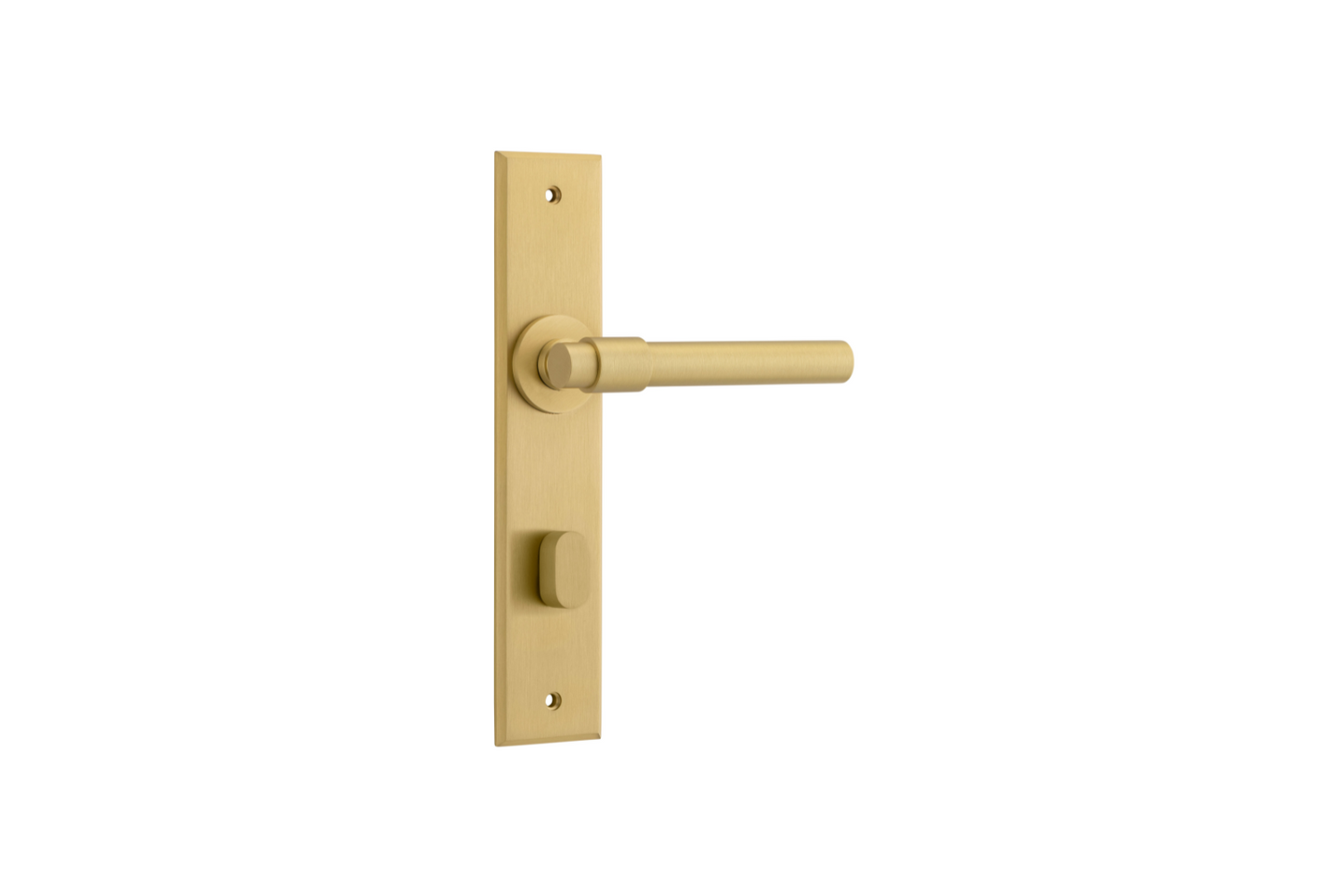 Helsinki Lever Chamfered Brushed Gold PVD