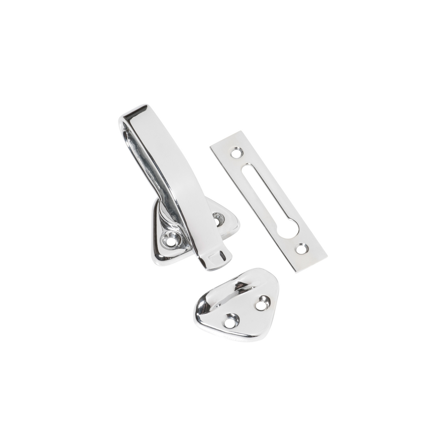 Hopper Window Fastener Polished Chrome
