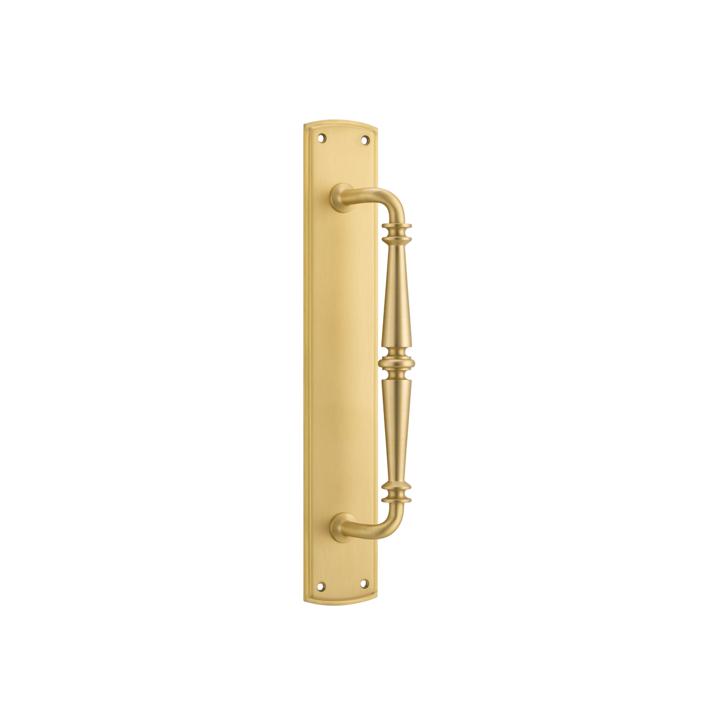 Sarlat Pull Handle On Backplate Brushed Gold PVD