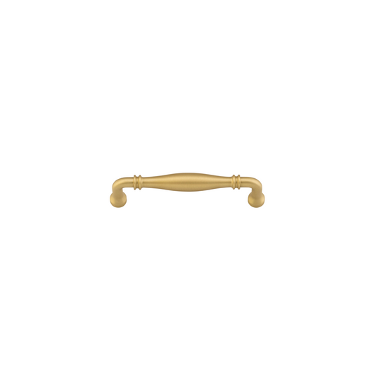 Sarlat Cabinet Pull Brushed Gold PVD CTC 128mm