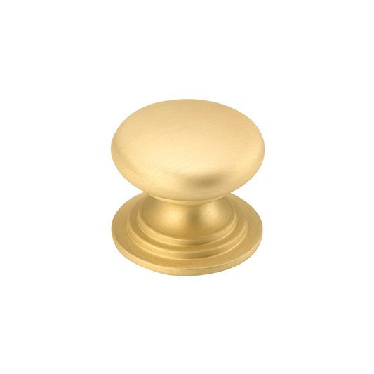 Sarlat Cupboard Knob Brushed Gold PVD 32mm