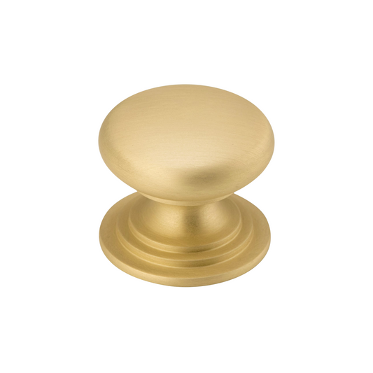 Sarlat Cupboard Knob Brushed Gold PVD 38mm