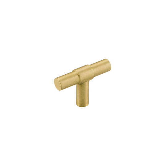Helsinki T Cabinet Pull Brushed Gold PVD