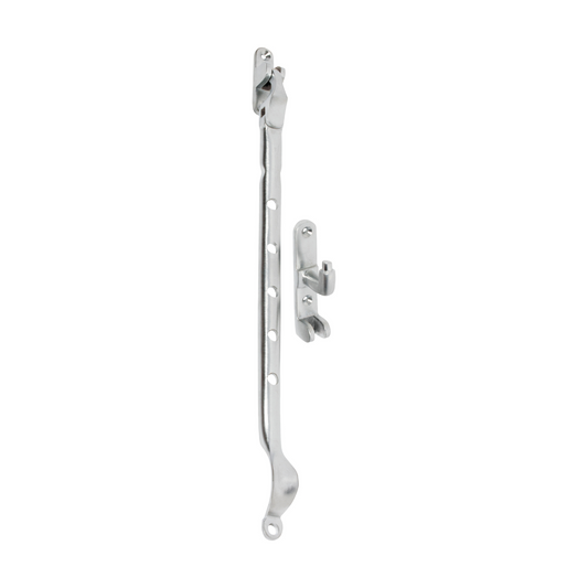Casement Stay - Sidemount Satin Chrome