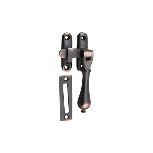 Casement Fastener - Long Throw Antique Copper