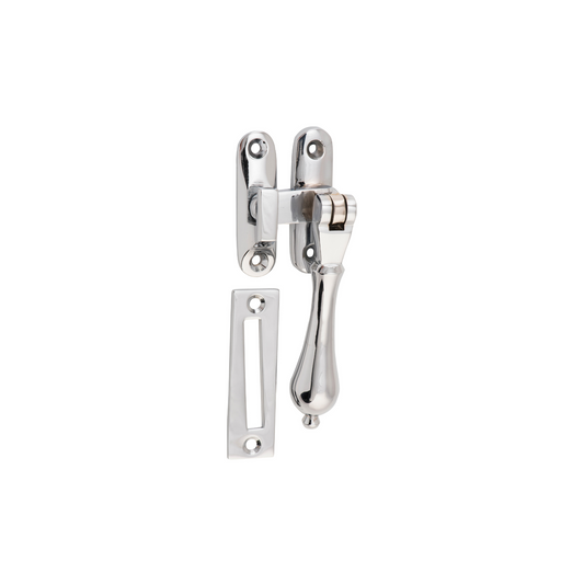 Casement Fastener - Teardrop  Polished Chrome
