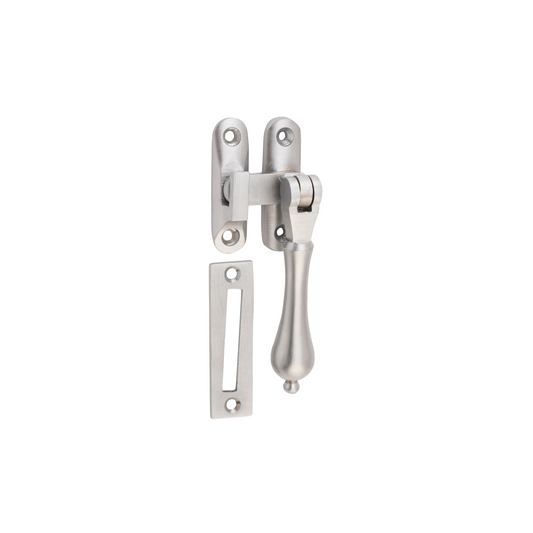 Casement Fastener - Teardrop  Satin Chrome