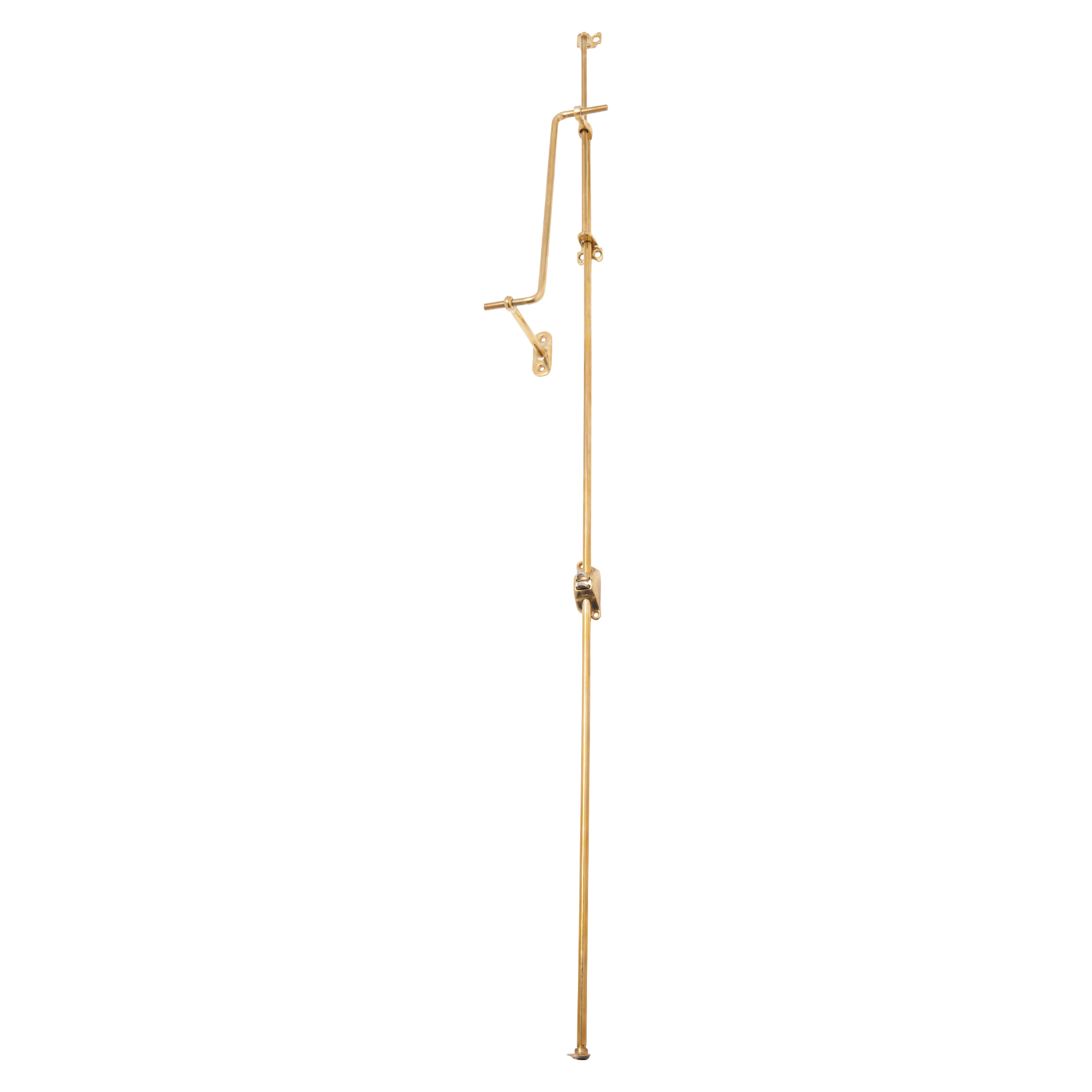 TradCo | Fanlight Window Operator Unlacquered Polished Brass – Fragments