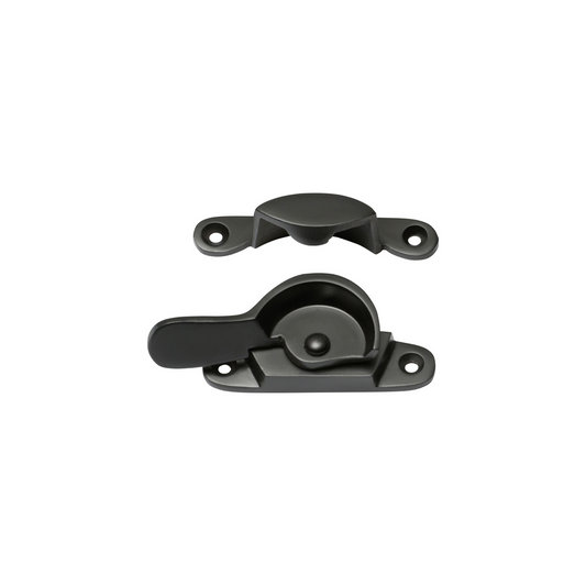 Sash Fastener - Narrow Matt Black