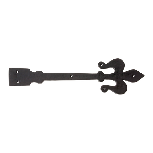 Hinge - Faux Decorative Matt Black 400mm x 110mm