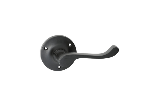 Victorian Lever on Rose Matt Black