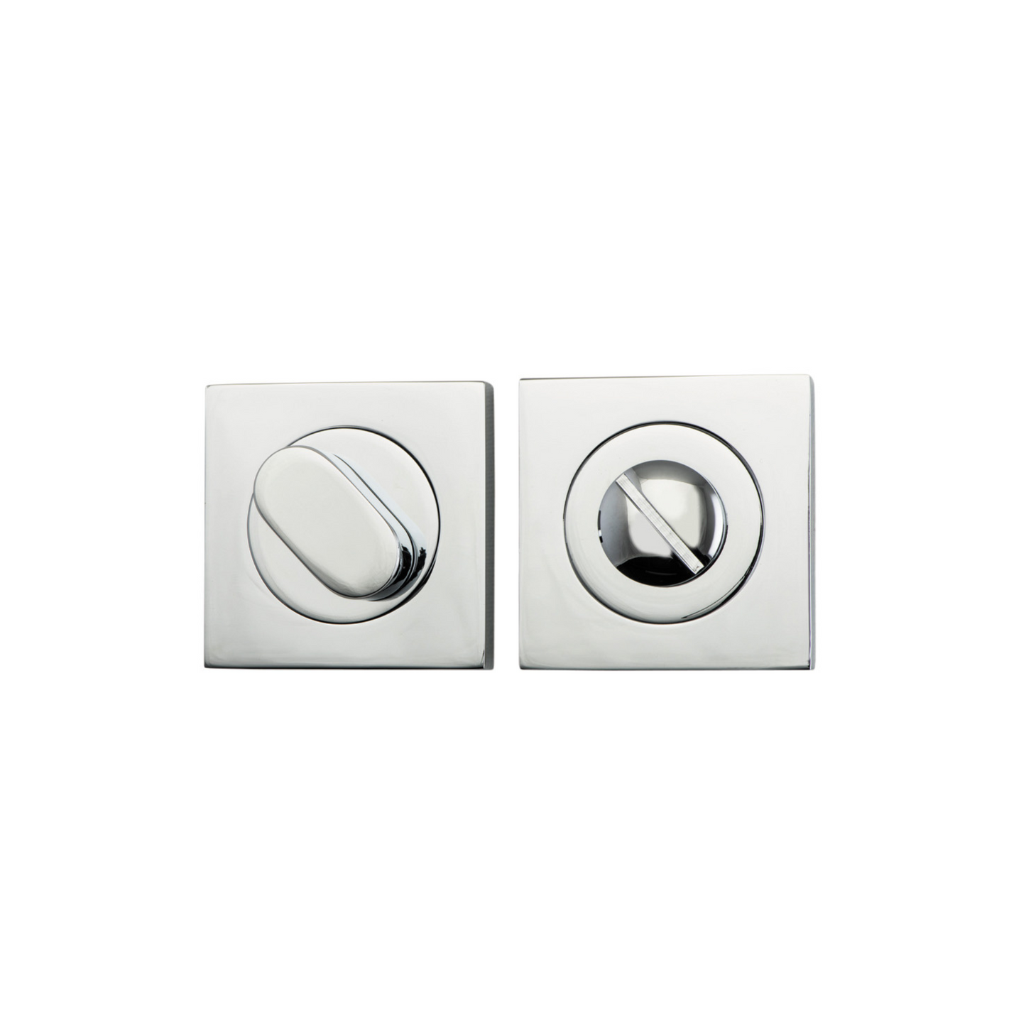 Privacy Turn Square Polished Chrome