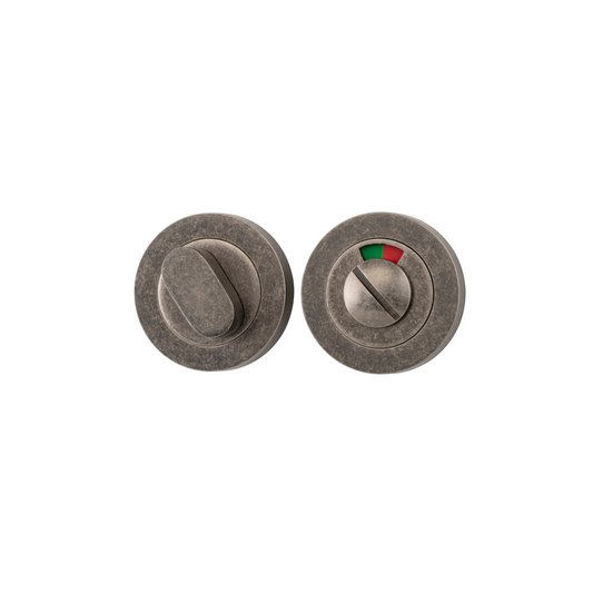 Privacy Turn with Indicator Round Distressed Nickel