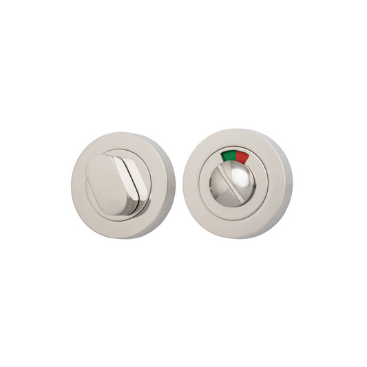 Privacy Turn with Indicator Round Polished Nickel