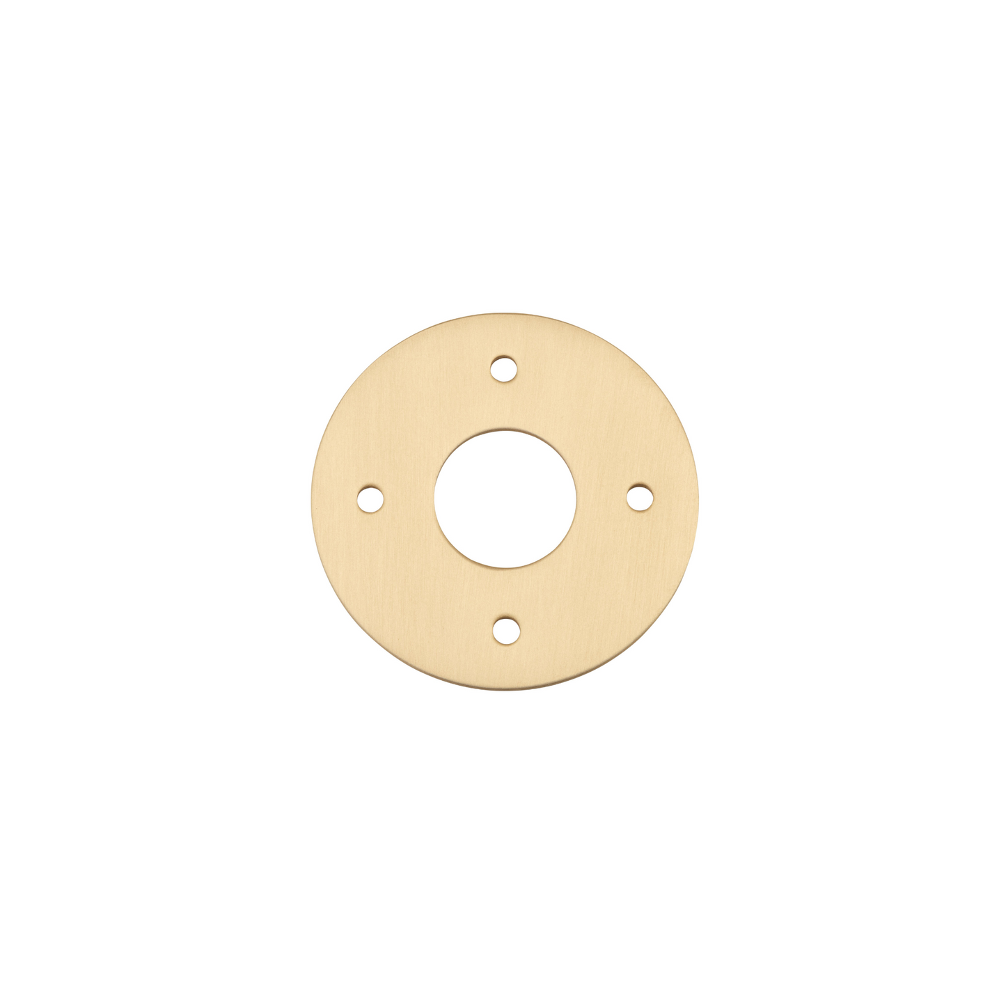 Adaptor Plate (Pair) Round Brushed Brass