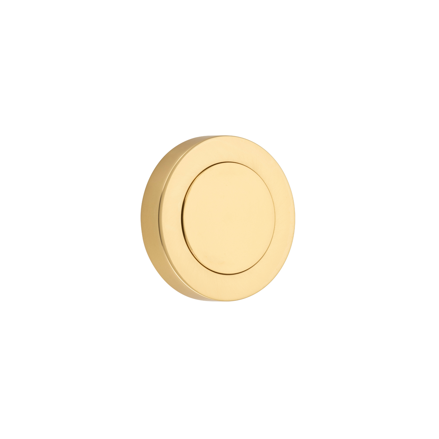 Blank Rose Round Polished Brass