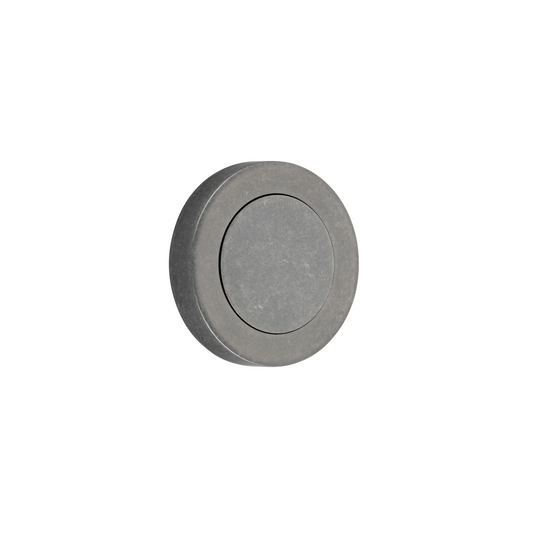 Blank Rose Round Distressed Nickel
