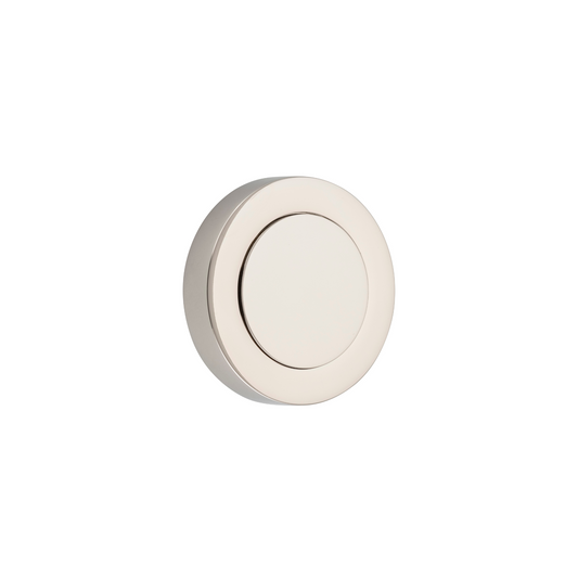 Blank Rose Round Polished Nickel