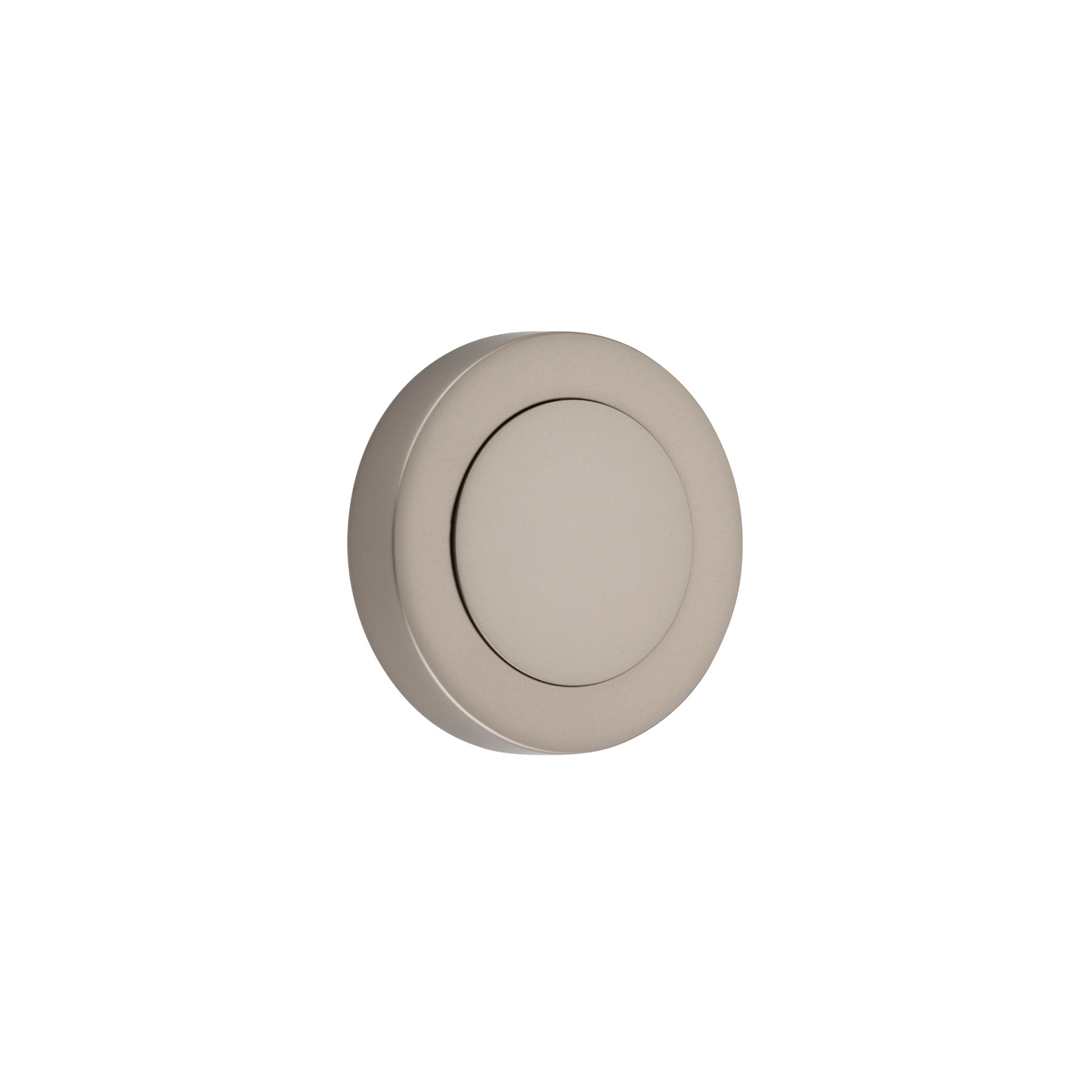 Blank Rose Round Satin Nickel