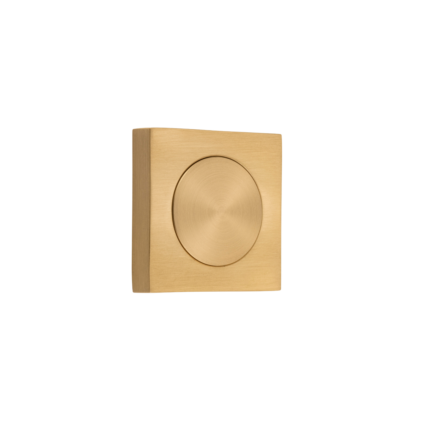Blank Rose Square Brushed Brass