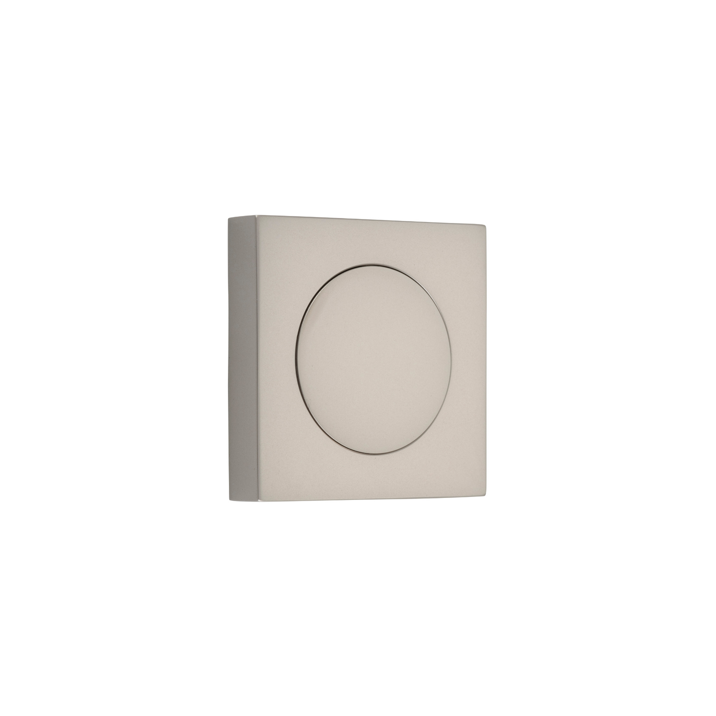 Blank Rose Square Satin Nickel