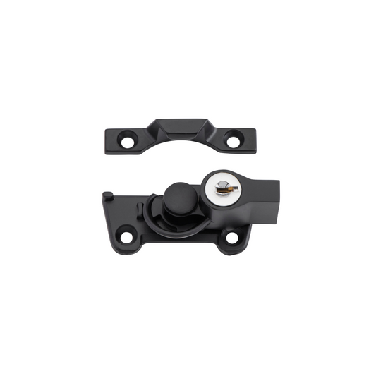 Sash Fastener - Locking Wide Matt Black