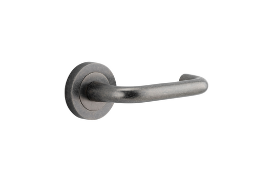 Oslo Lever on Rose Distressed Nickel