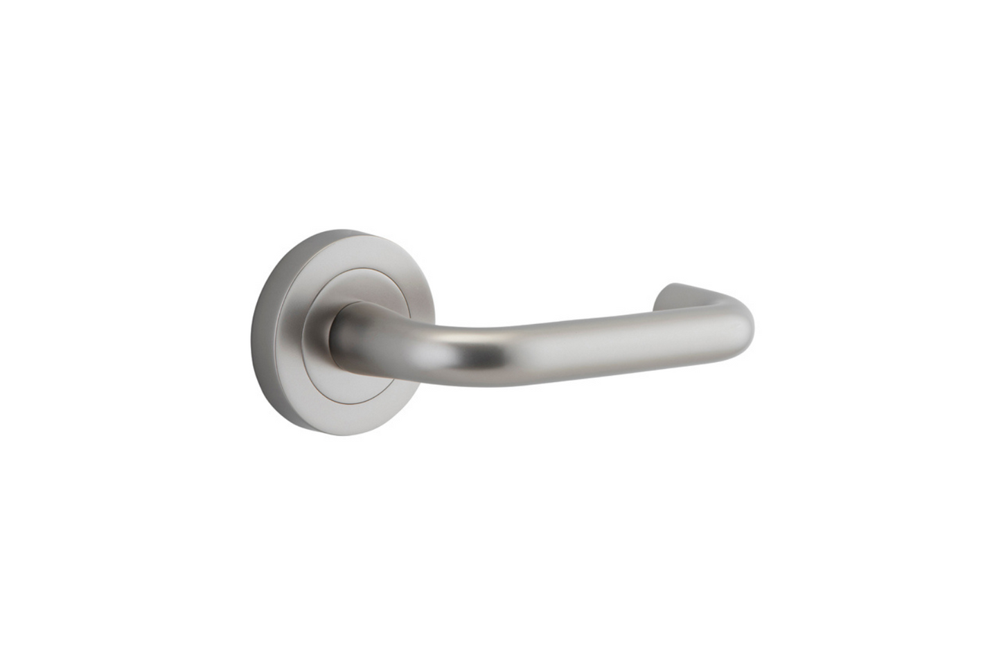 Oslo Lever on Rose Satin Nickel
