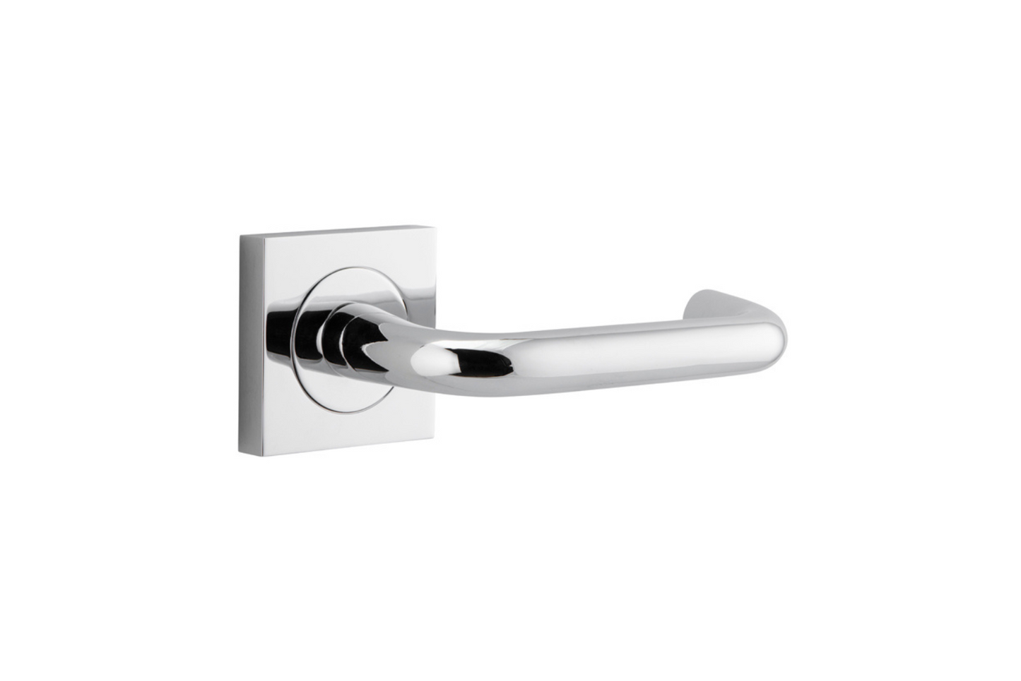 Oslo Lever on Square Rose Polished Chrome